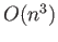 $ O(n^3)$