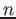 $ n$