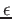 $ \epsilon$