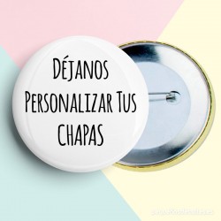 Chapas personalizables de Pequeños Detalles